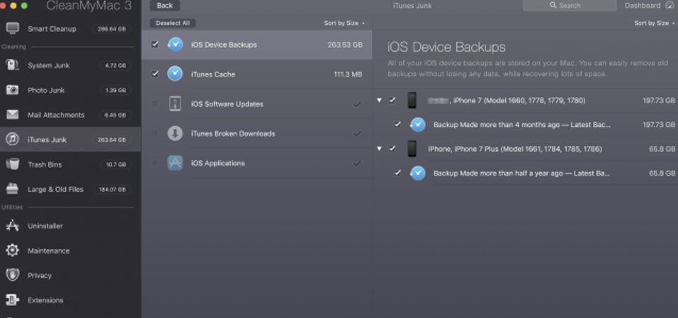 Free up Space on MacBook-Delete iTunes Backup Files