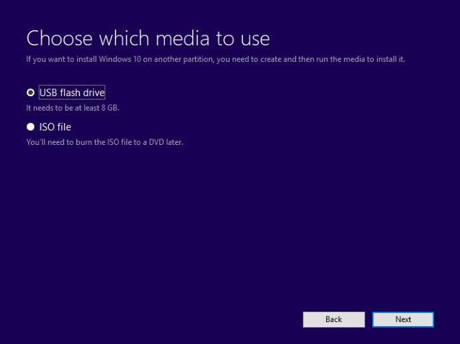 Windows 10 USB Installer