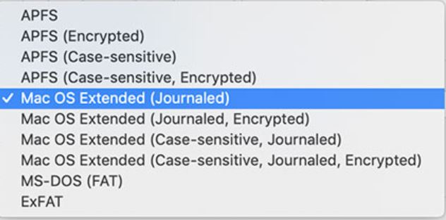 Hard Drive Format System on MAC