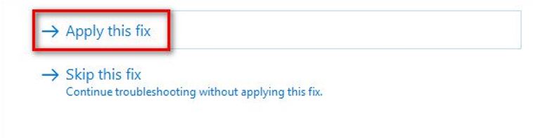 Windows 10 Troubleshoot Apply This Fix